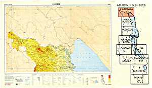 Malawi 1:250,000 map sheet 1 (Karonga)