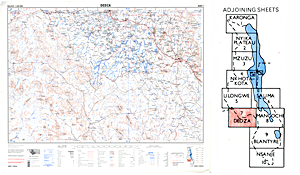 Malawi 1:250,000 map sheet 7 (Dedza) Malawi 1:250,000 map sheet 7 (Dedza)