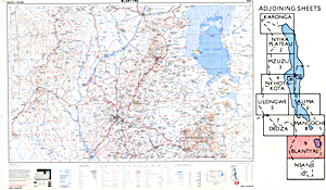 Malawi 1:250,000 map sheet 9 (Blantyre)